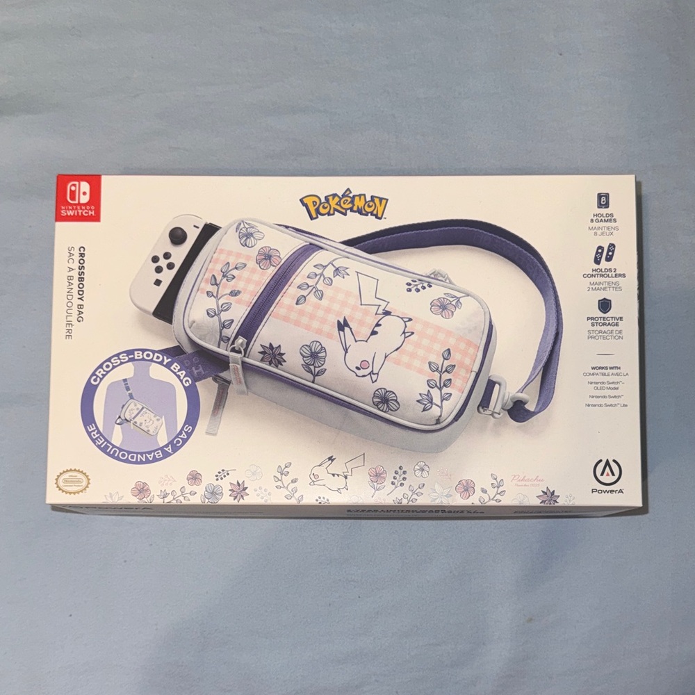 Nintendo Switch Pokémon Handheld Console - White and Blue